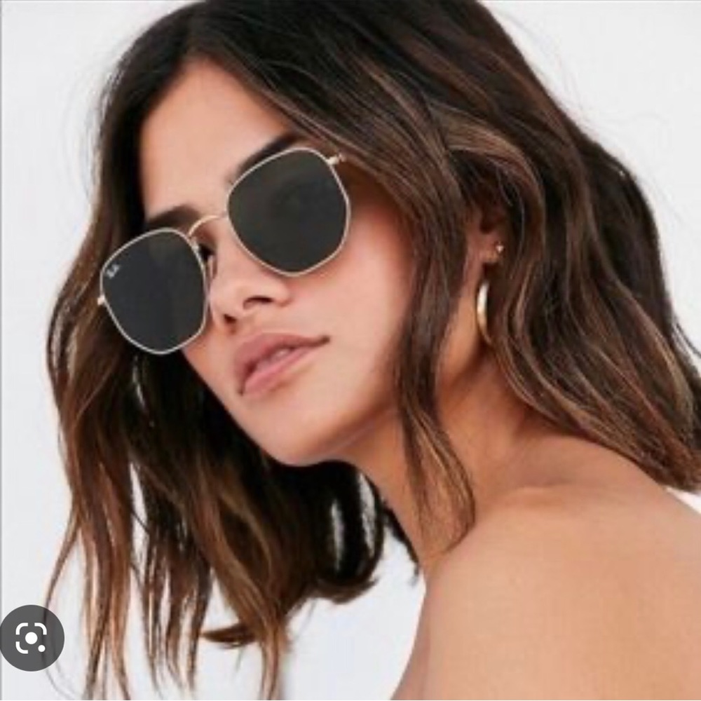 Ray Ban Hexagon Polarized Sunglasses